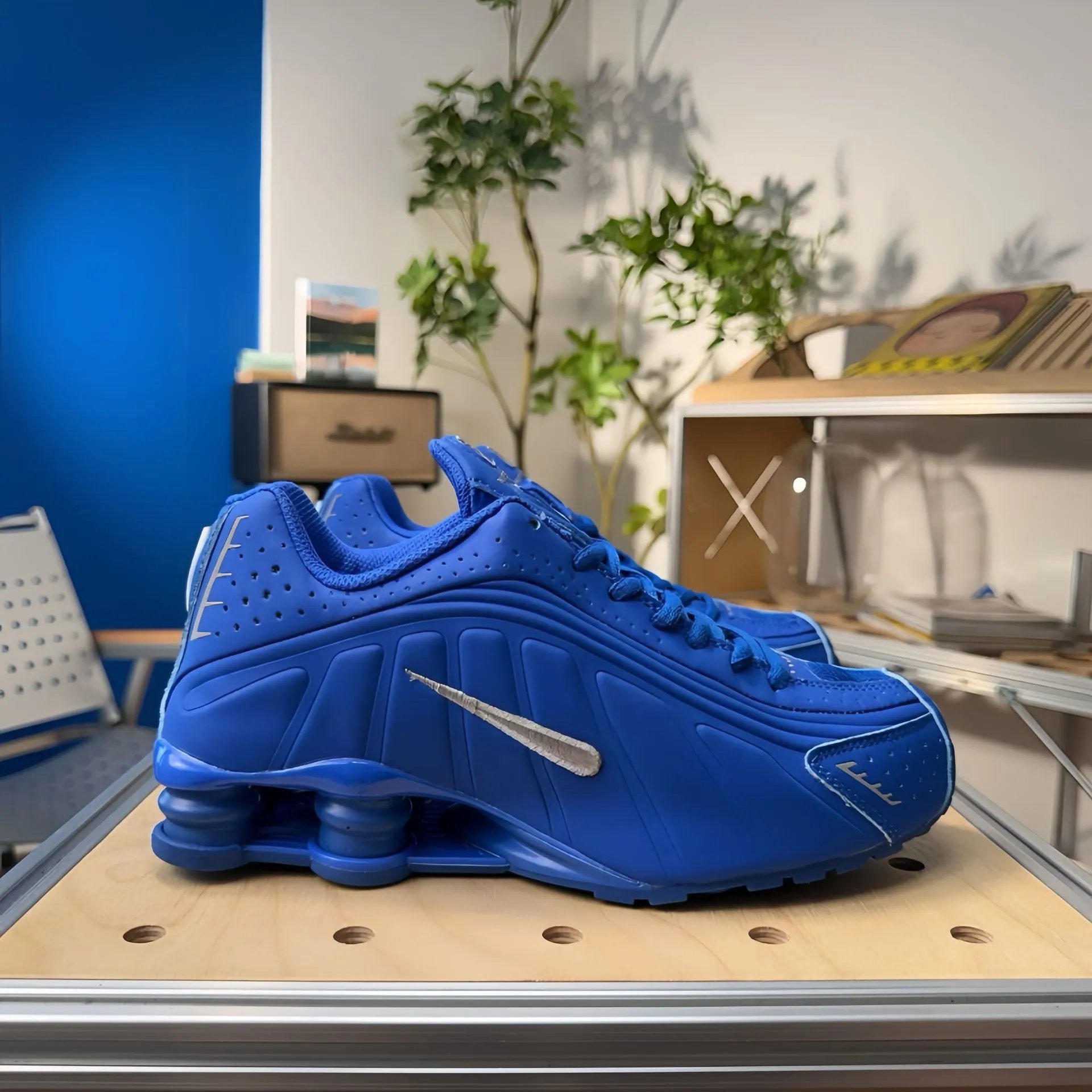 R4-Royal Blue Gray Swoosh 36-45