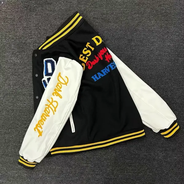BUFU BKID Made '56 Studded Varsity Jacket Black and White - 46
