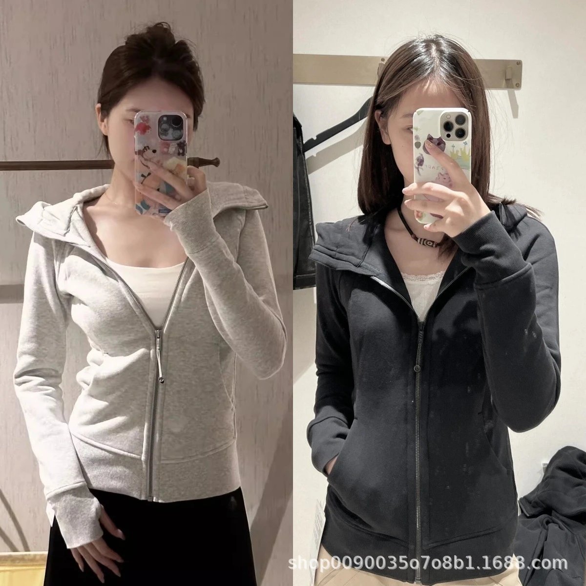 Lululemon Scuba Dupe Women's Fitted Hooded Sweatshirt Yoga Top Casual Athletic Wear