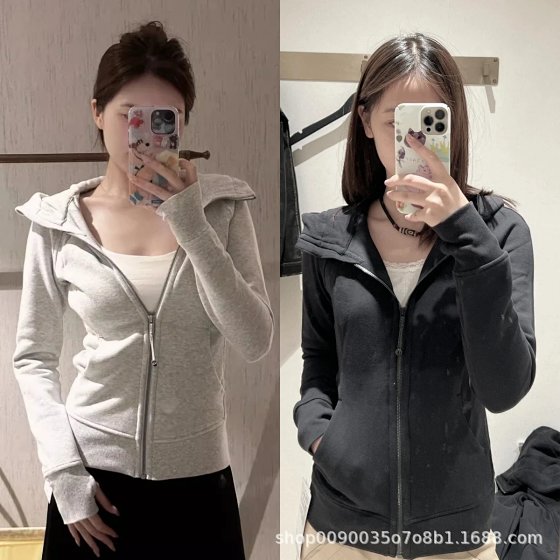 Lululemon Scuba Dupe Women's Fitted Hooded Sweatshirt Yoga Top Casual Athletic Wear