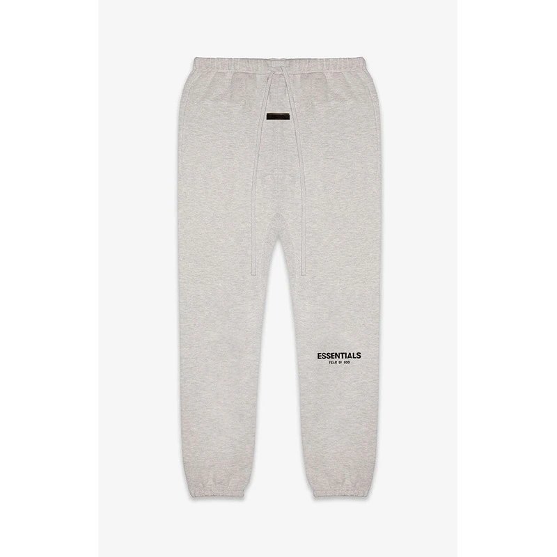Fear Of God Essentials Sweatpants Logo Heather Grey