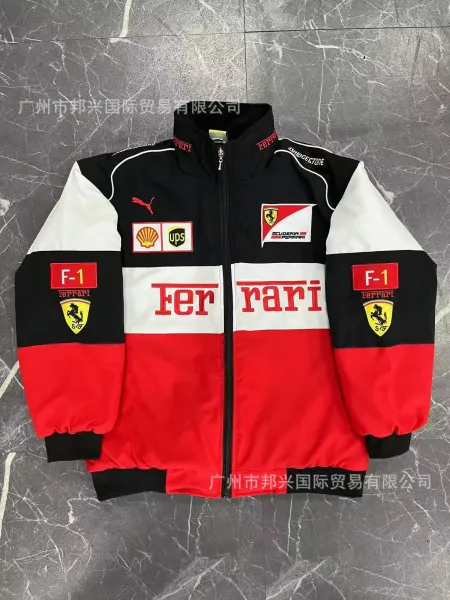 Puma x Scuderia Ferrari F1 Team Jacket Red Black White Jacket - 1
