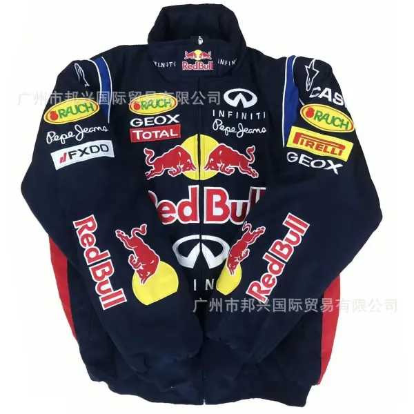 Red Bull Racing x Infiniti x Pepe Jeans Team Jacket Navy Blue Outerwear - 1