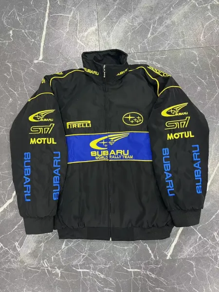 Subaru World Rally Team Racing Jacket Black - 1