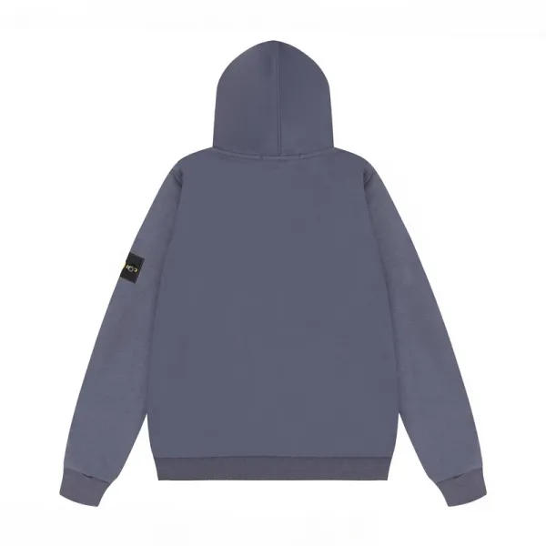 Stone Island Yellow Hoodie with Compass Patch - 8