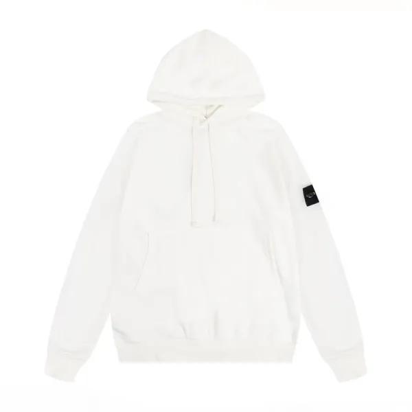 Stone Island Yellow Hoodie with Compass Patch - 17