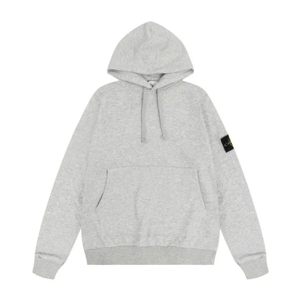 Stone Island Yellow Hoodie with Compass Patch - 5