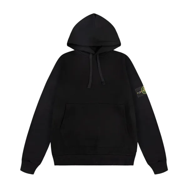 Stone Island Yellow Hoodie with Compass Patch - 11