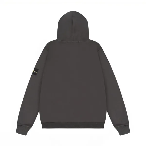 Stone Island Yellow Hoodie with Compass Patch - 14