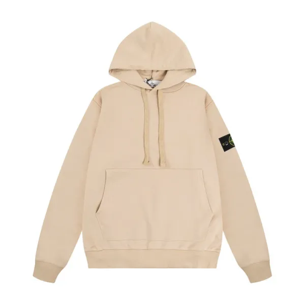 Stone Island Yellow Hoodie with Compass Patch - 19