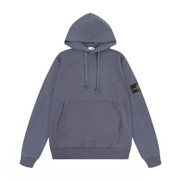 Stone Island Yellow Hoodie with Compass Patch - 7