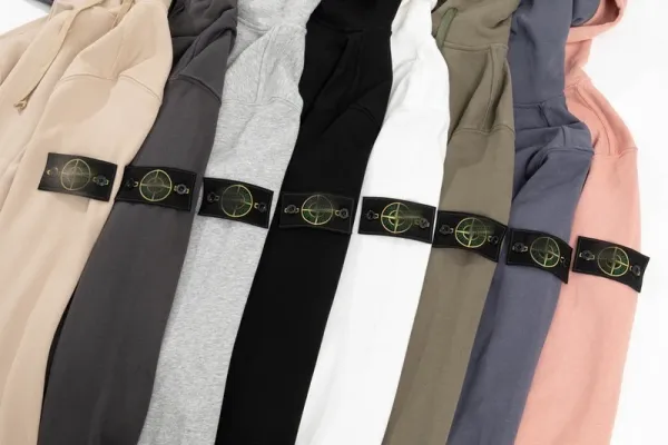 Stone Island Yellow Hoodie with Compass Patch - 4