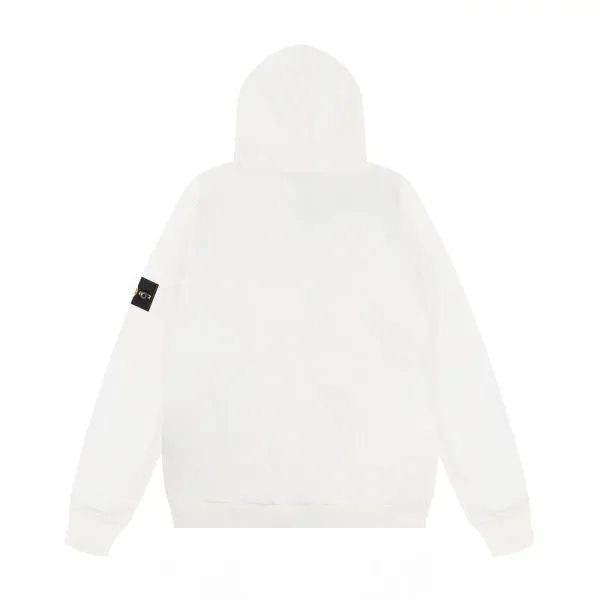 Stone Island Yellow Hoodie with Compass Patch - 18