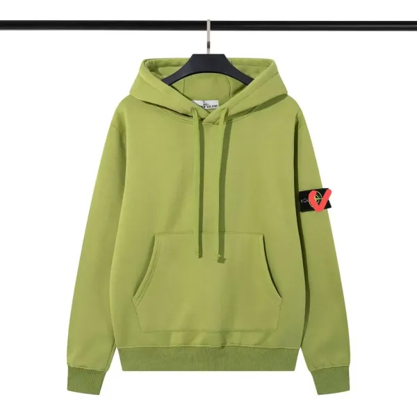 Stone Island Shadow Project Hoodie Lime Green Hoodie - 1