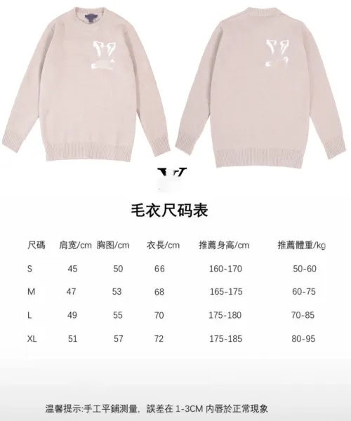 Louis Vuitton Monogram Knit Sweater Navy Blue - 3