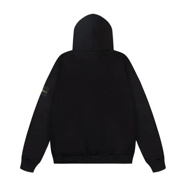 Stone Island Yellow Hoodie with Compass Patch - 12