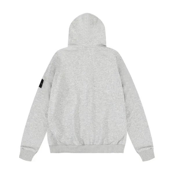 Stone Island Yellow Hoodie with Compass Patch - 6