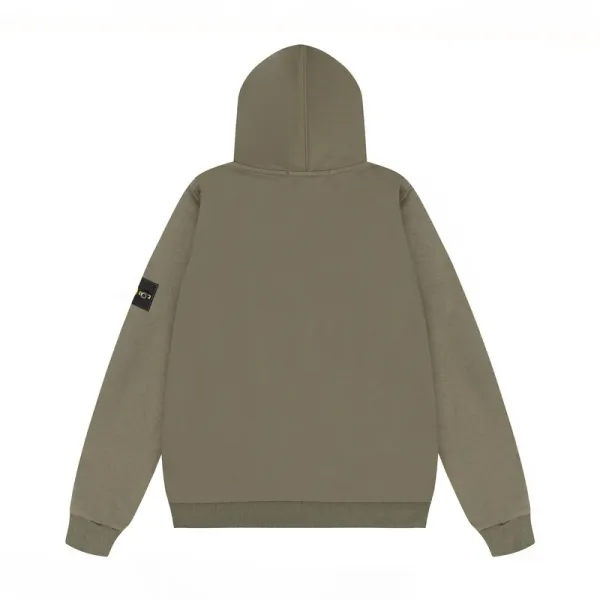 Stone Island Yellow Hoodie with Compass Patch - 10