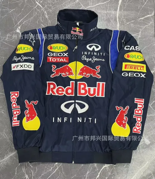 Red Bull Racing x Infiniti x Pepe Jeans Team Jacket Navy Blue Outerwear - 1