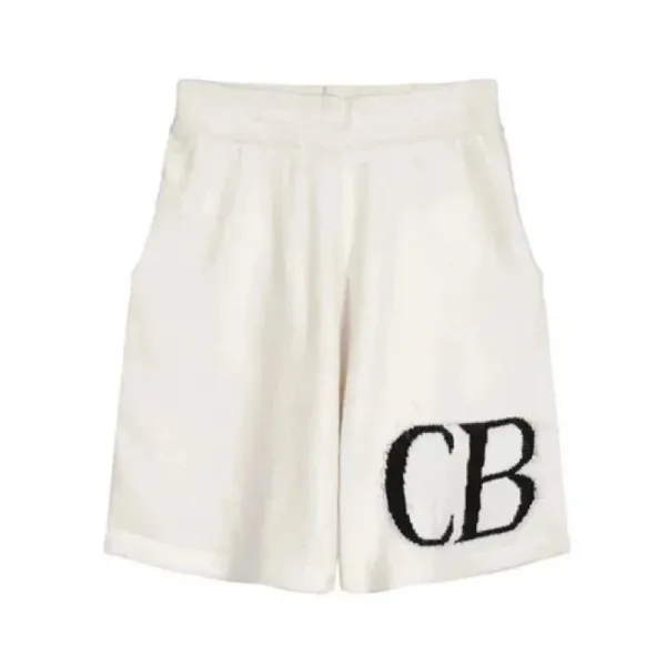 Chanel CB Logo Terry Shorts White - 1