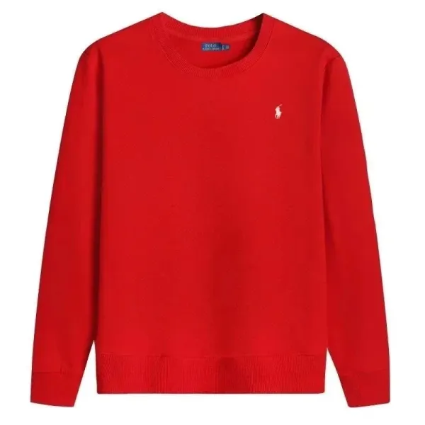 Polo Ralph Lauren Classic Crewneck Sweater Red - 1