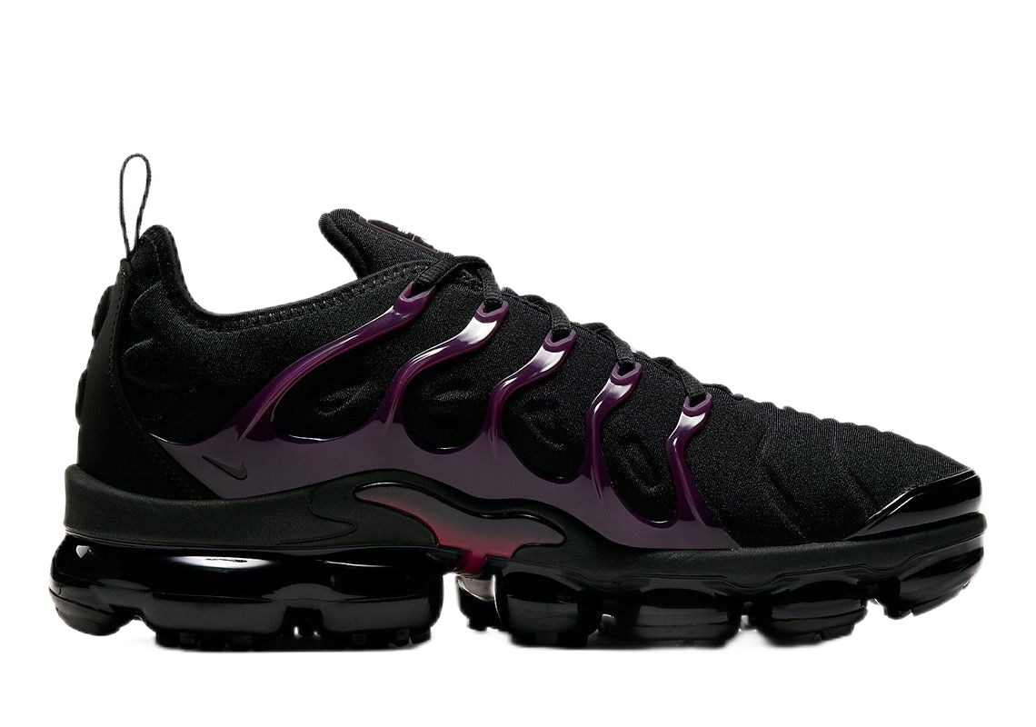 Nike Black and purple athletic sneakers