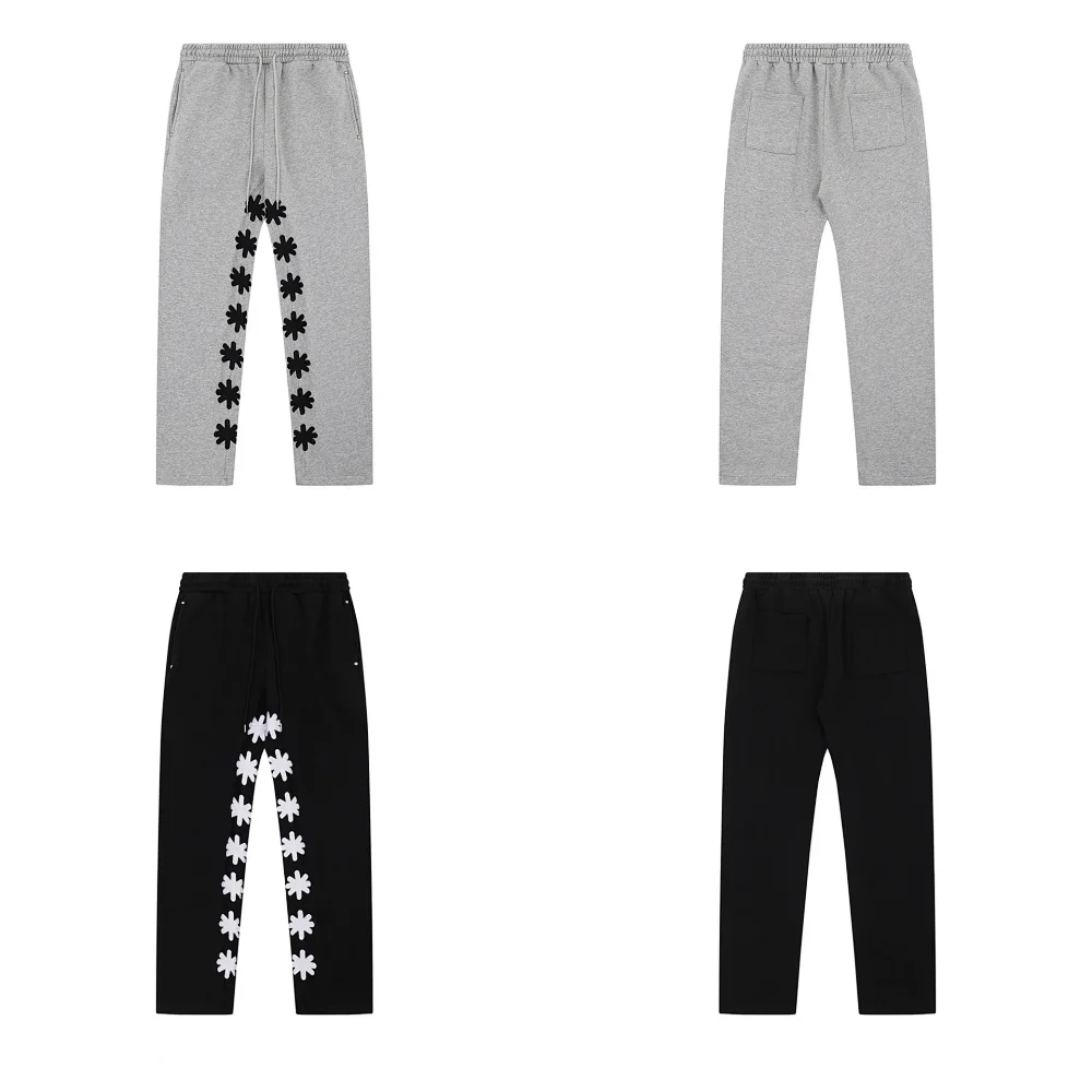 Mertra Distressed Flower Logo Sweatpants Two-Color Set