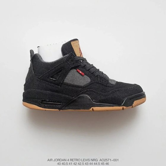 AJ4白银蓝鹿皮白水泥黑金篮球鞋乔4赛车蓝猛龙联名涂鸦复刻男女鞋