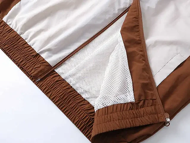 Life of Syn Jackets Hooded Zip-Front Colorblock Jacket product detail image 16