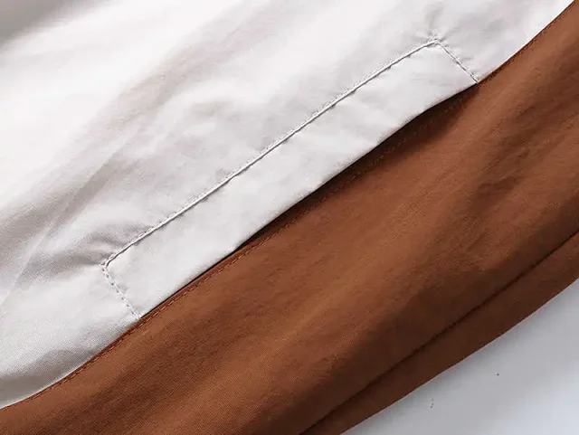 Life of Syn Jackets Hooded Zip-Front Colorblock Jacket product detail image 14