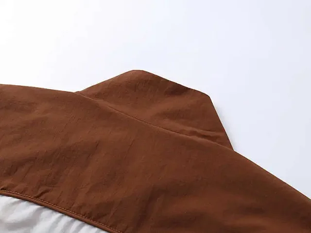 Life of Syn Jackets Hooded Zip-Front Colorblock Jacket product detail image 17