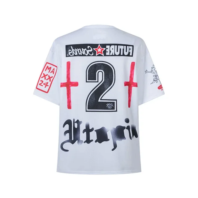 Unbranded Football Jerseys Graphic Print Short-Sleeve Jersey product detail image 23