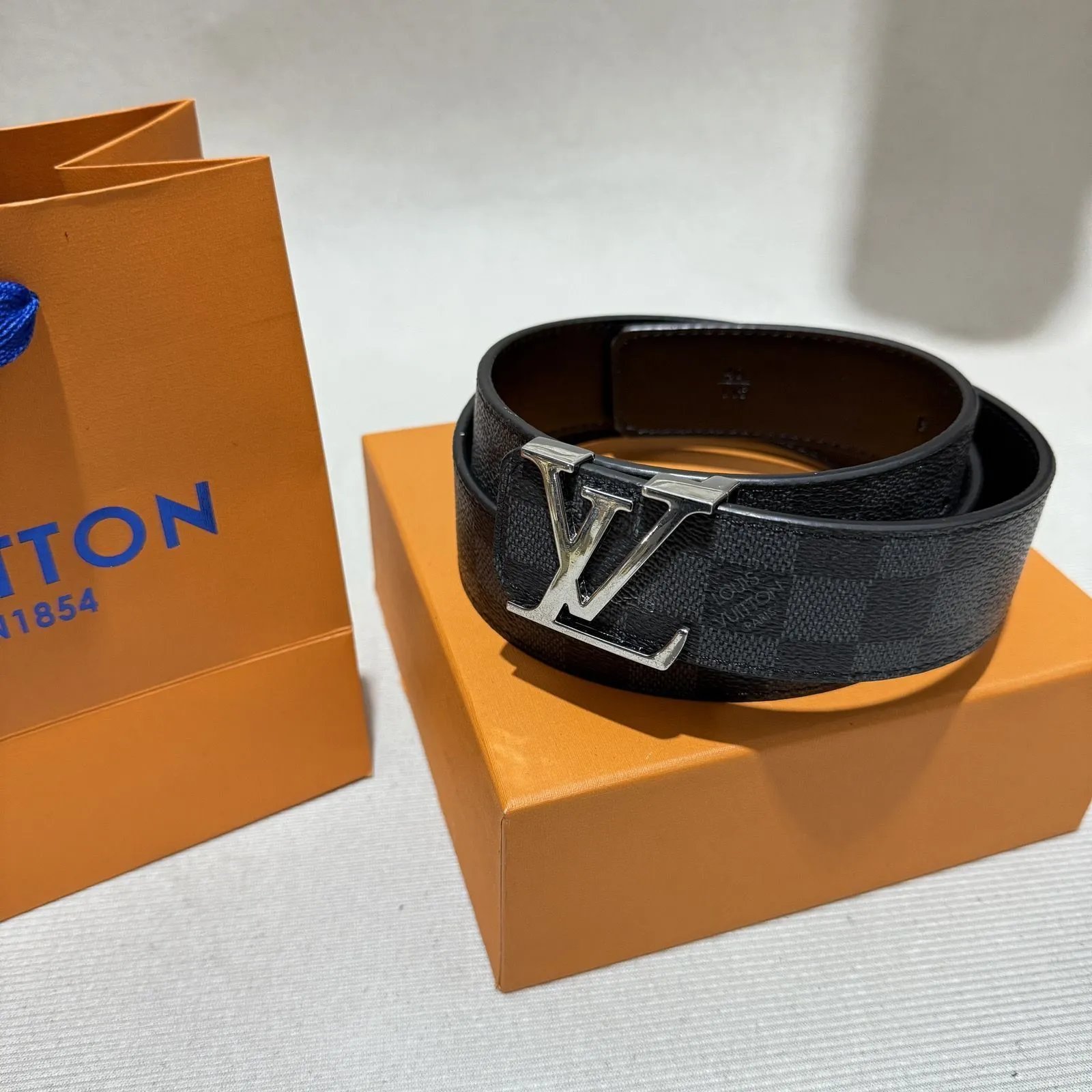 Black Plaid Silver Buckle##New Year Limited Purchase