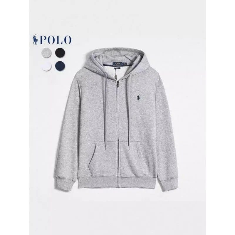 Black Label Zipper Gray