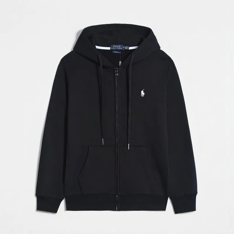 White Label Zipper in Black