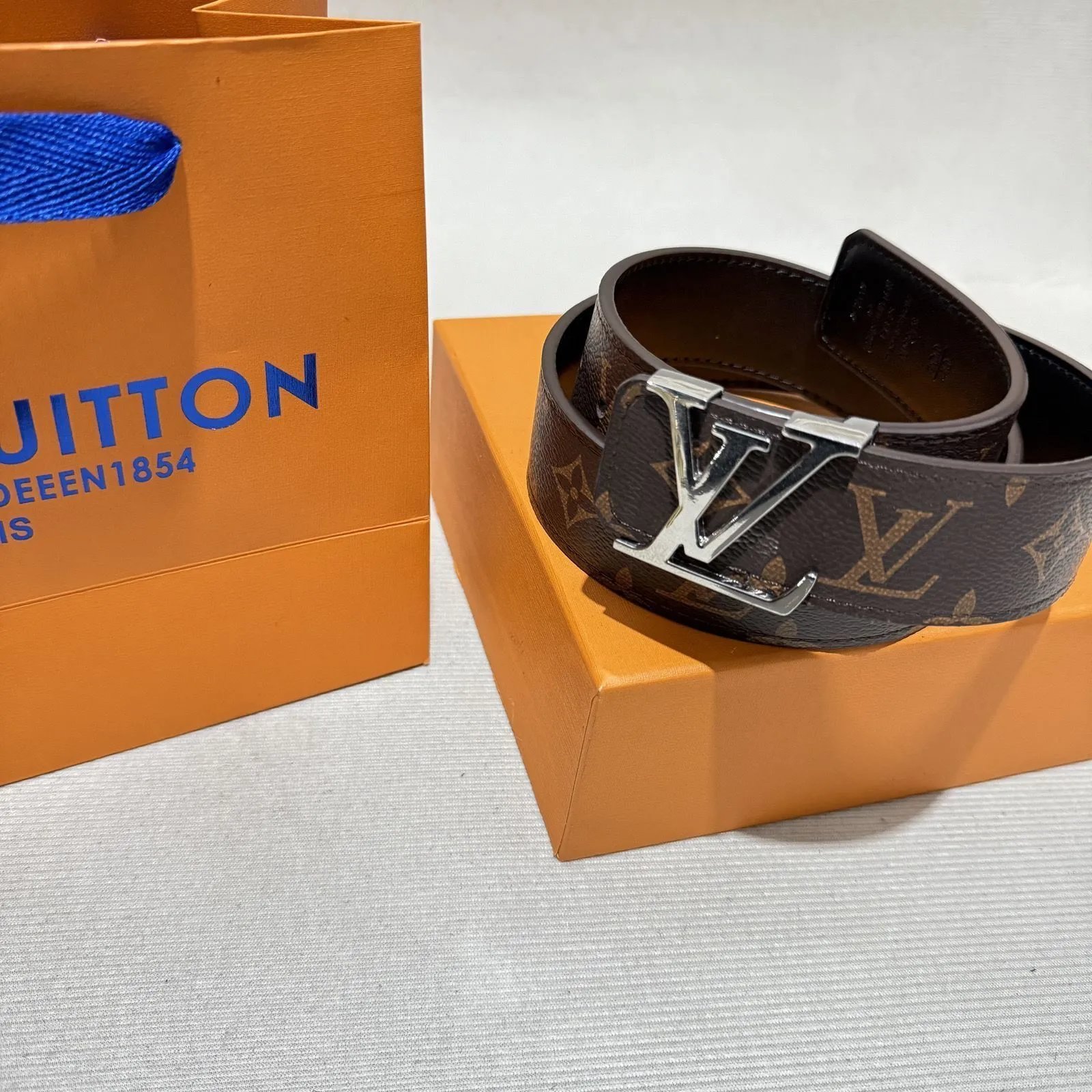 Brown Floral Silver Buckle##New Year Limited Purchase