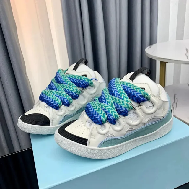 Lanvin Sneakers Curb oversized-lace low-top product detail image 9