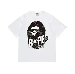 A Bathing Ape Bapesta Graphic T-Shirt White - 6