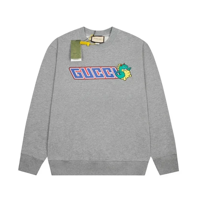 Gucci Hoodies & Sweatshirts Logo-print pullover hoodie product detail image 5