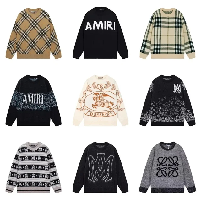 Burberry Knitwear Logo knit sweater and hooded product detail image 1