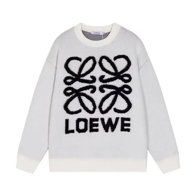 Burberry Knitwear Logo knit sweater and hooded product detail image 9