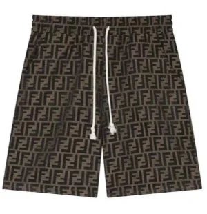 Louis Vuitton Matching Sets Monogram short-sleeve T-shirt and shorts set — 34 Dark Coffee