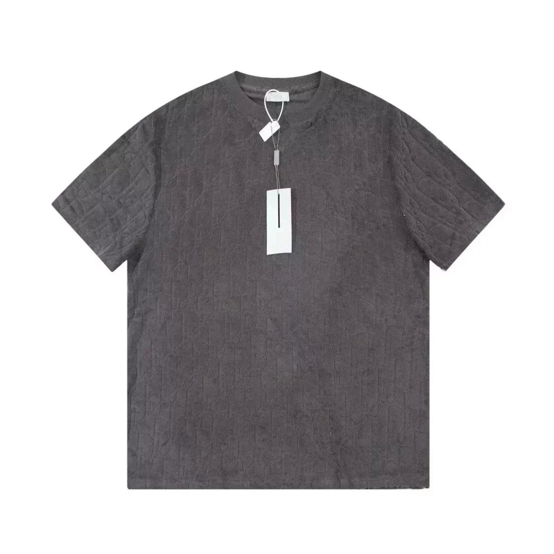 Dior T-Shirts Short-Sleeve Crew-Neck Logo T-Shirt — 37
