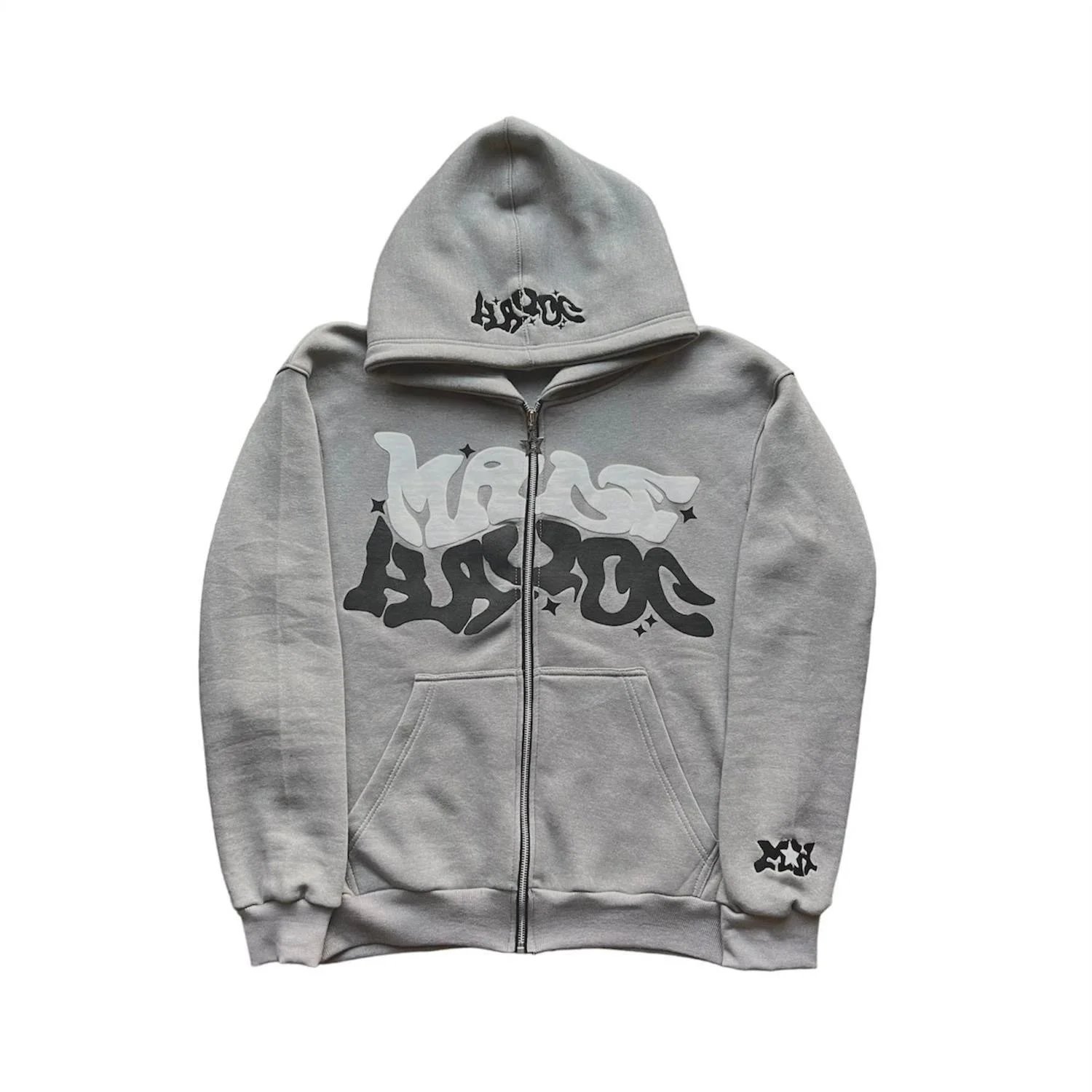 Unbranded Hoodies & Sweatshirts Graphic Print — 21 gray