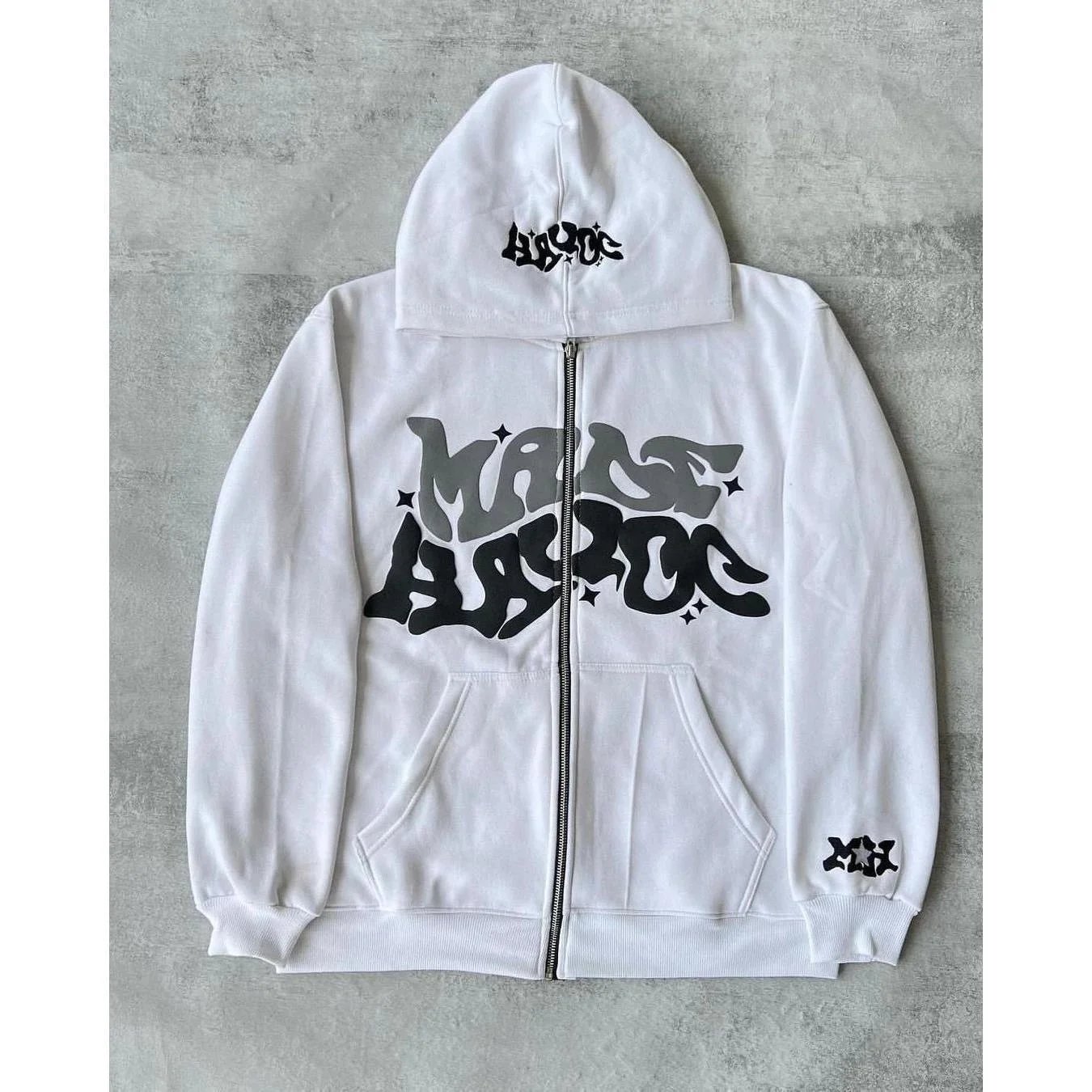 Unbranded Hoodies & Sweatshirts Graphic Print — 26 white