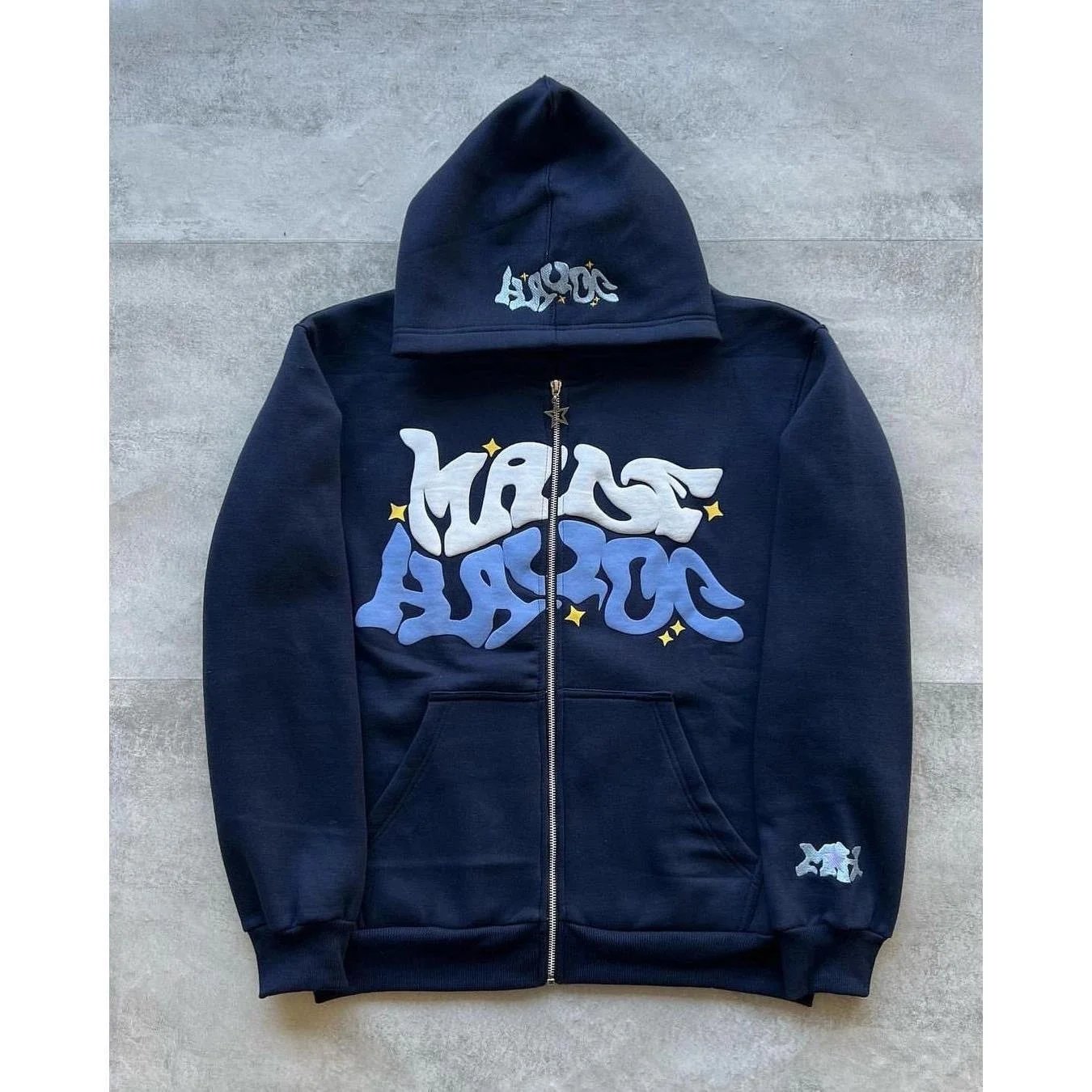 Unbranded Hoodies & Sweatshirts Graphic Print — 29 Deep Blue