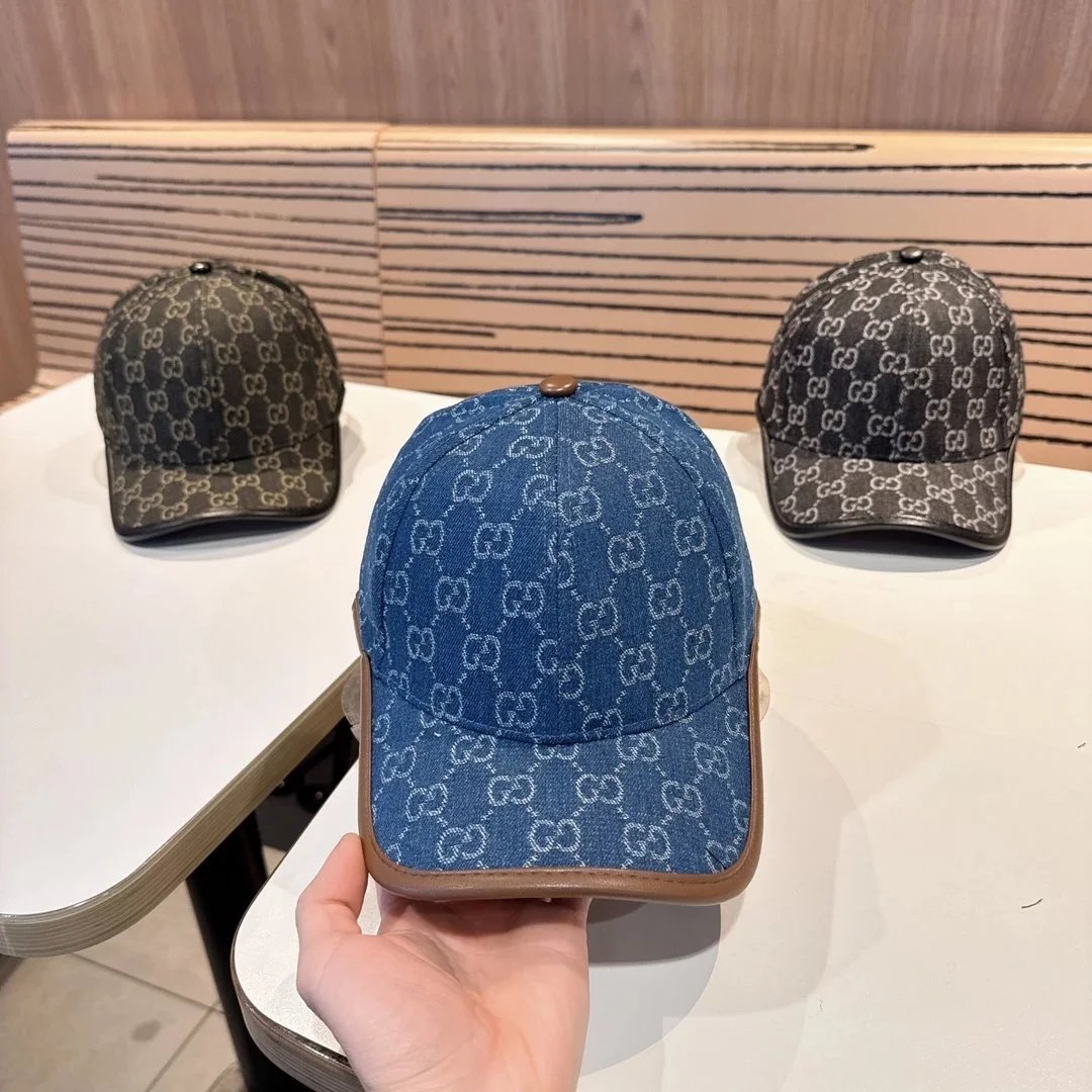 Gucci Hats Logo-print baseball caps and bucket image 6