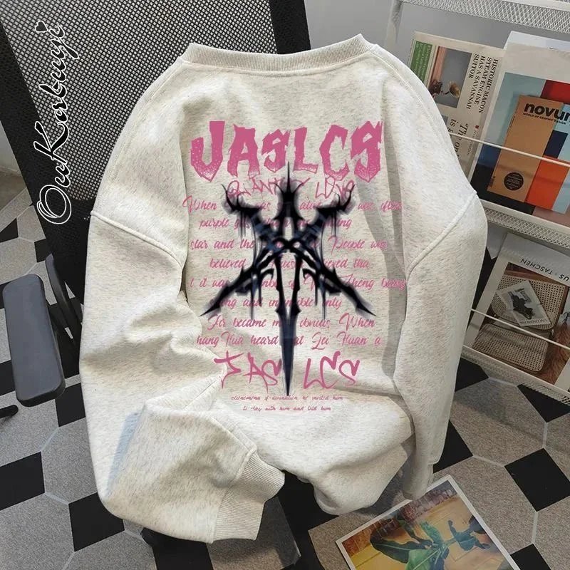 Unbranded Hoodies & Sweatshirts Oversized graphic print pullover image 8