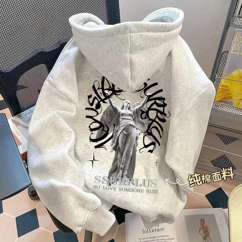 Unbranded Hoodies & Sweatshirts Oversized graphic print pullover image 12