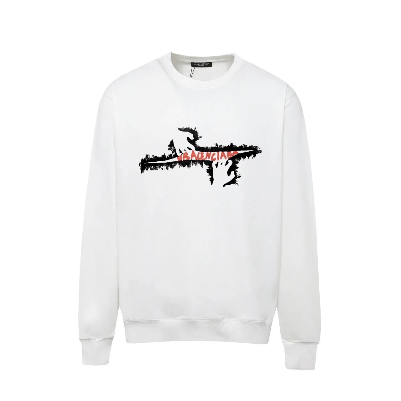 Balenciaga Hoodies & Sweatshirts Graphic Crewneck Sweatshirt — 28